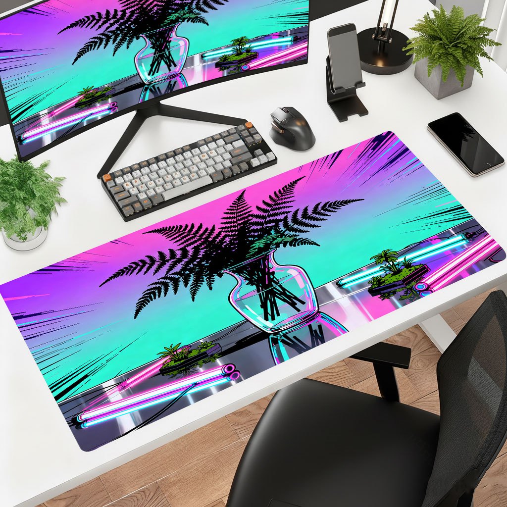 Mouse Gaming Retro - Brand Retro Plant Bottle Mouse Pad