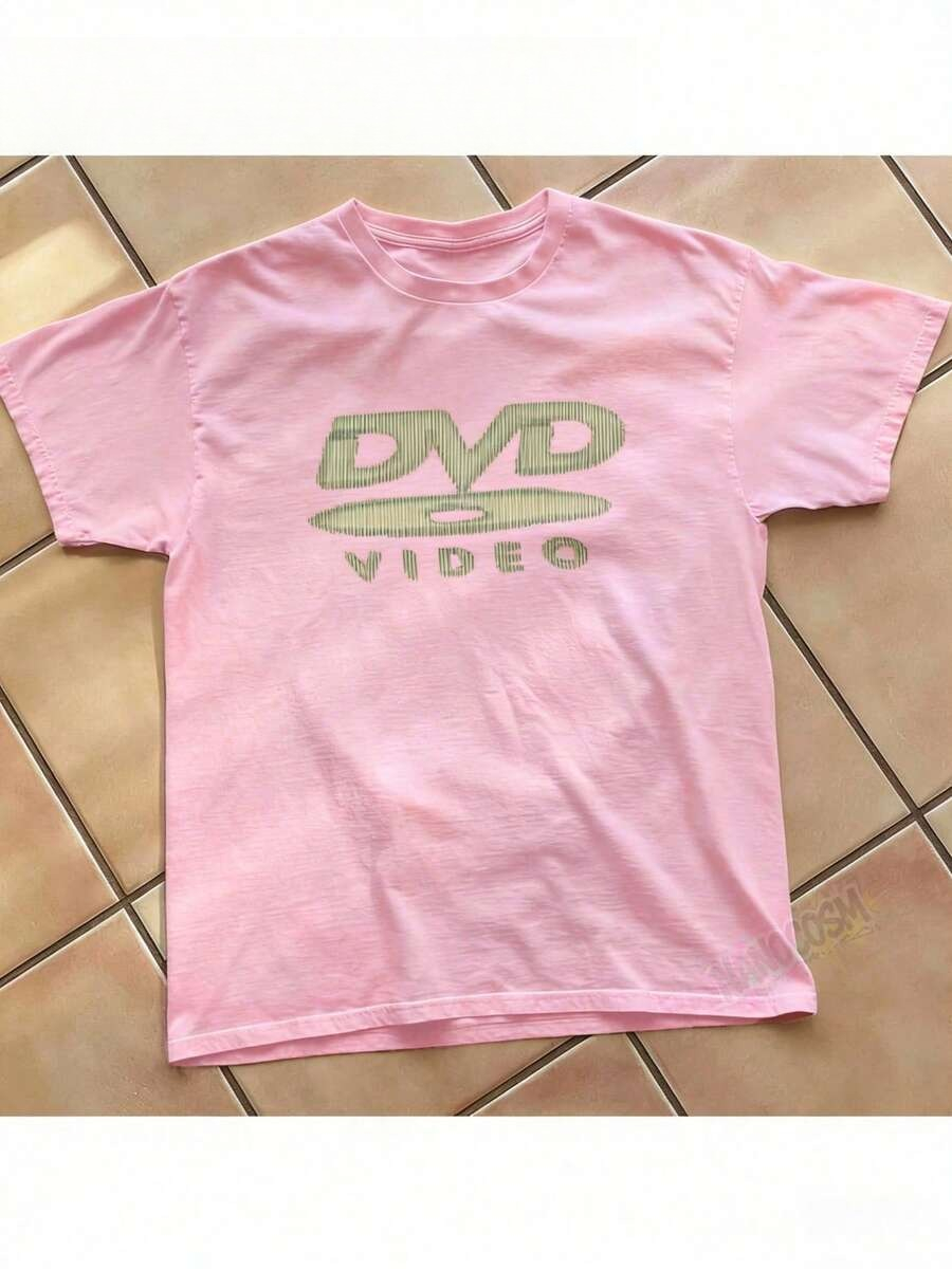 Retro Gaming Logo - [100% Cotton] DVD Video Nostalgic Green