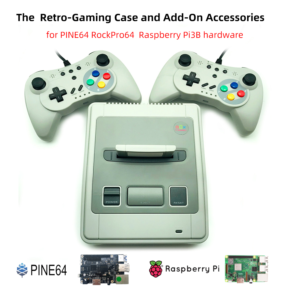 Retro Gaming Raspberry Pi - Retro Famicom Style Gaming Case Add-ons