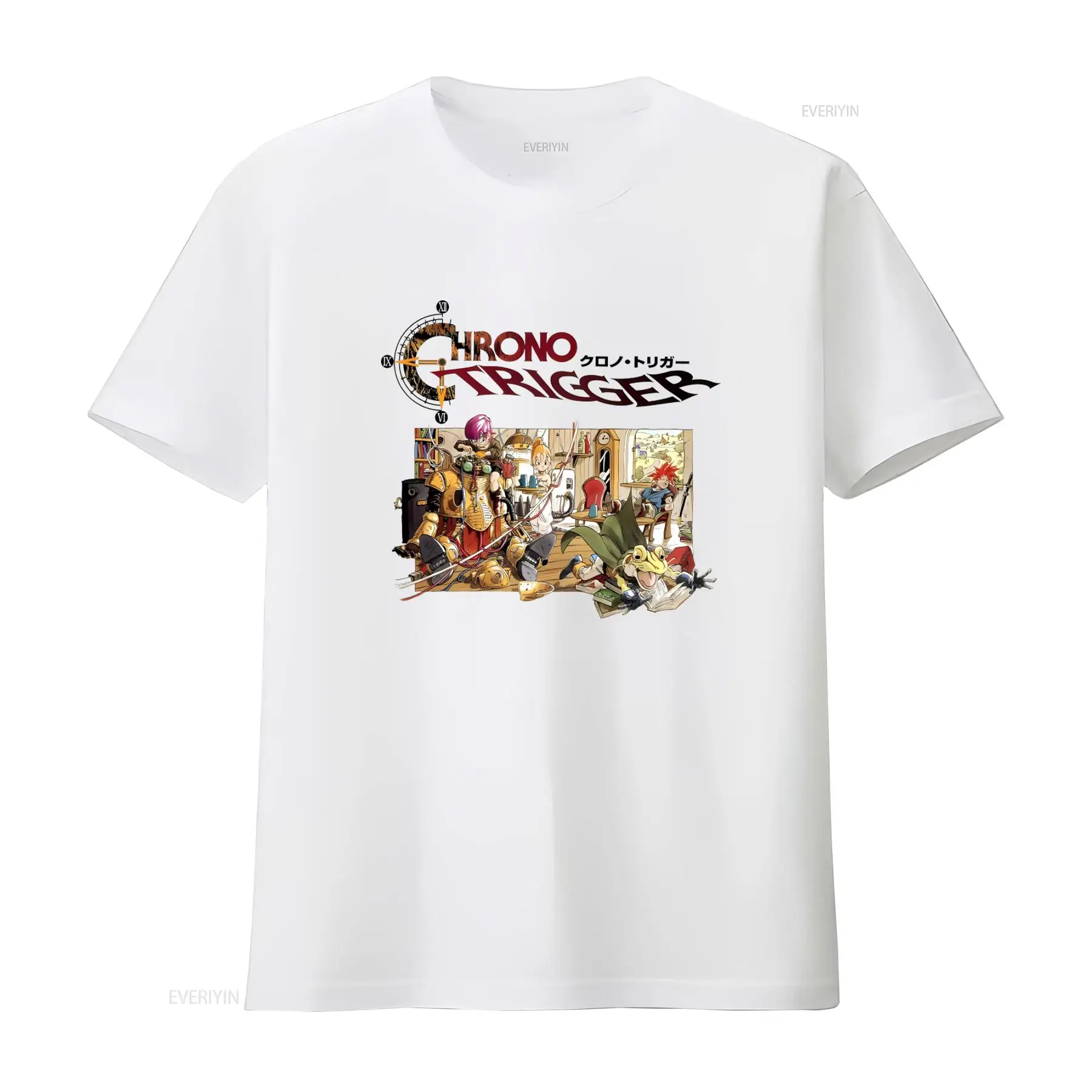 Retro Gaming Logo - Chrono Trigger Video Game Logo T
