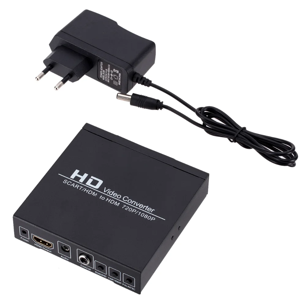 Scart To Hdmi - SCART to HDMI-compatible Video Adapter Converter