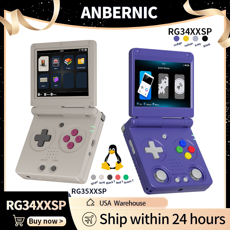 Anbernic RG34XXSP RG35XXSP Fli - Retro Gaming Emulator recension och pris