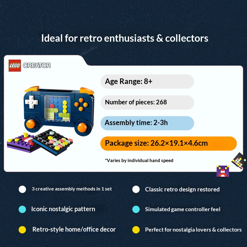 LEGO Creator 3in1 Building Blo - Retro Gaming Pro recension och pris