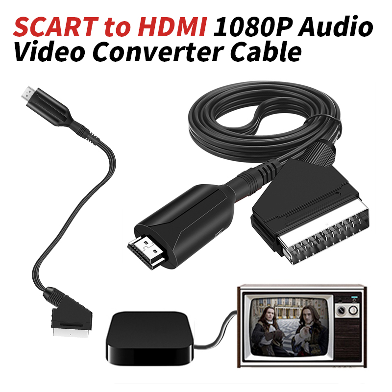 SCART to HDMI 1080P Audio Vide - Scart To Hdmi recension och pris