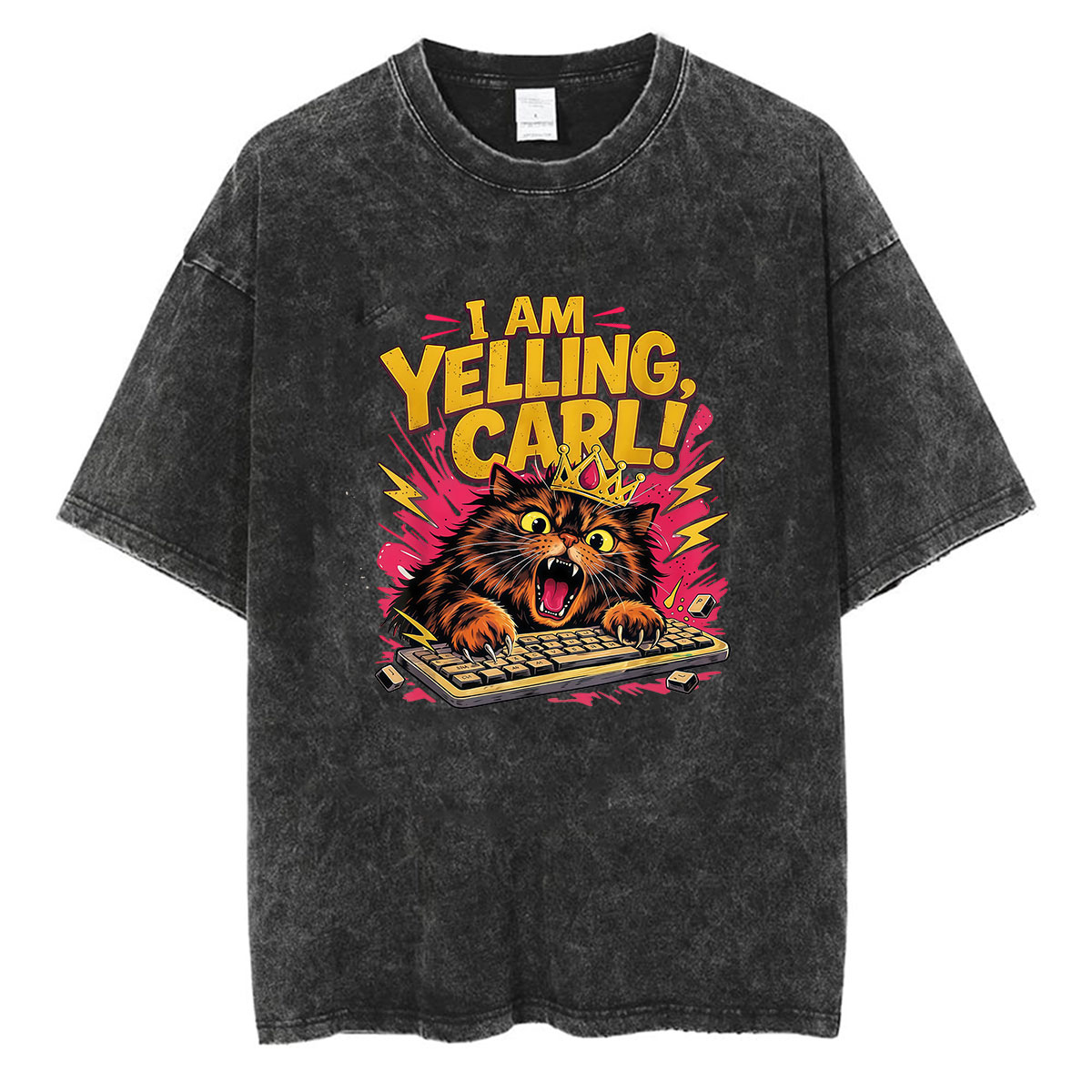 I Am Yelling Carl Dungeon Craw - Retro Gaming T Shirts recension och pris