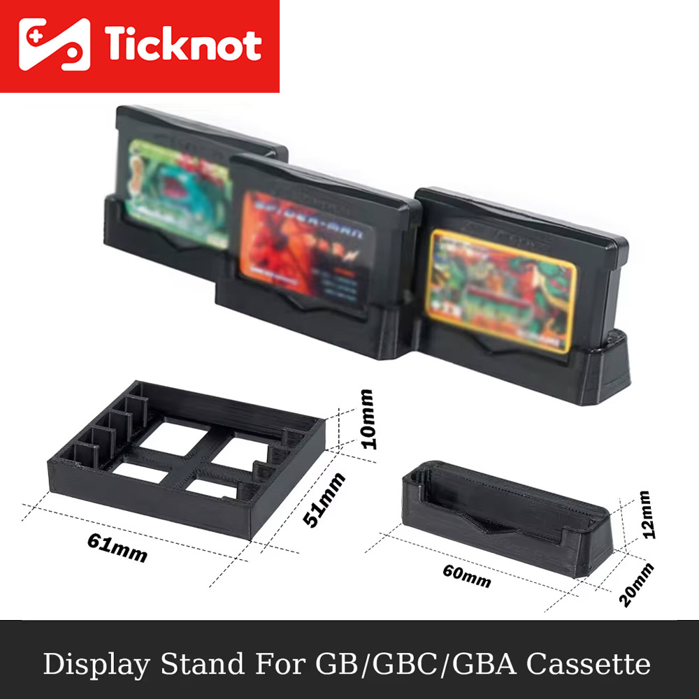 3D Print Game Storage Stand Br - Game Boy Cartridge Holder recension och pris
