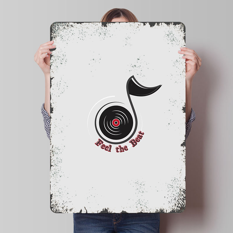 Music Logo - Feel the Beat Pos - Retro Gaming Logo recension och pris