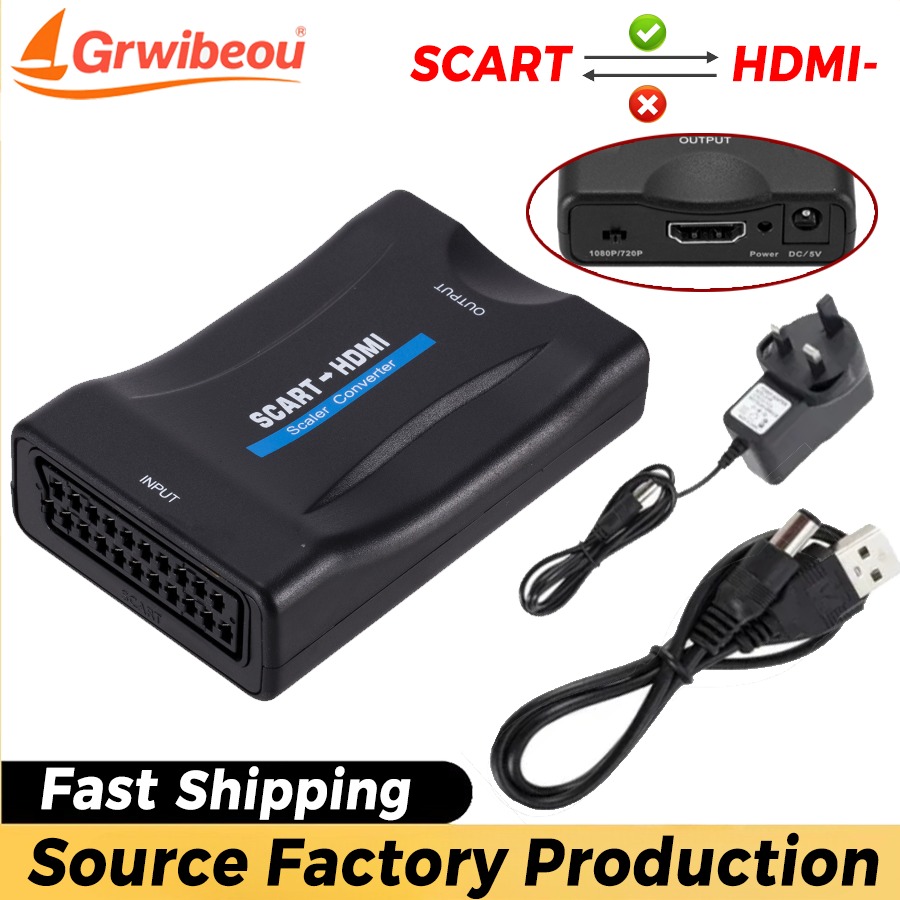1080P SCART To HDMI-compatible - Scart To Hdmi recension och pris