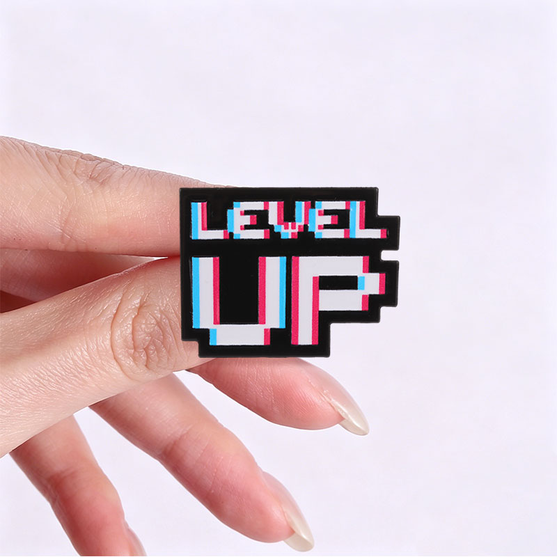 Level Up Pixel Art Glitch Effe - Retro Gaming Achievements recension och pris