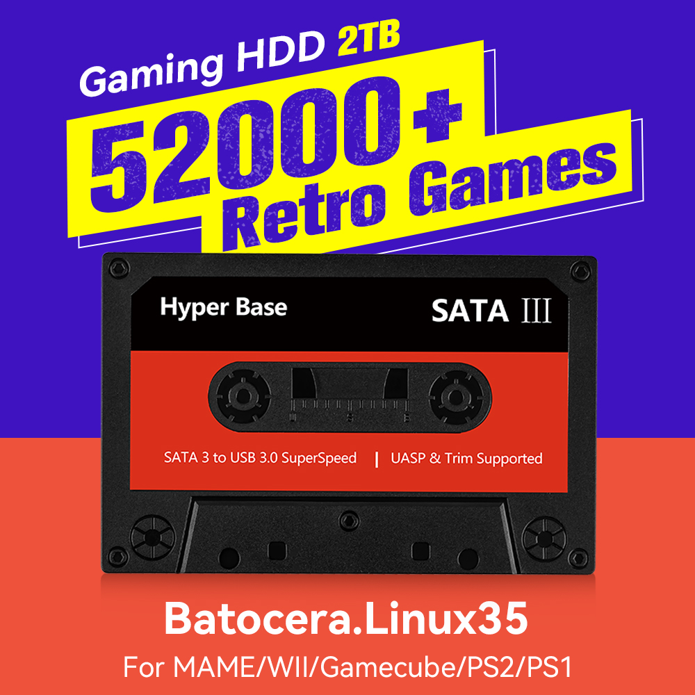 Batocera 500GB/2TB Retro Game  - Retro Gaming For Windows recension och pris