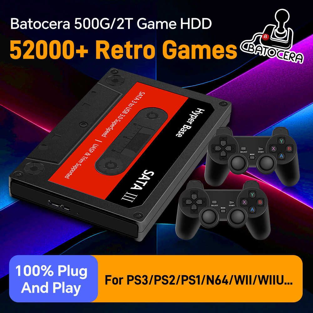 Batocera 500G Retro Game Hard  - Retro Gaming Hard Drive recension och pris