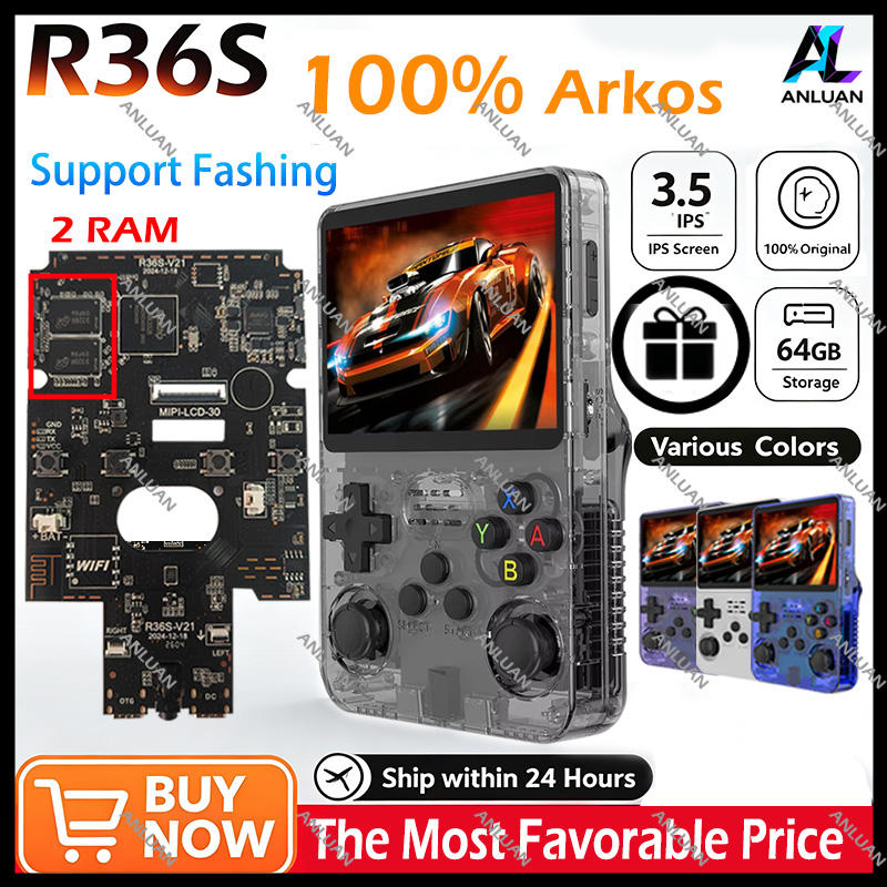 Genuine R36S Retro Handheld Ga - Retro Gaming Emulator recension och pris