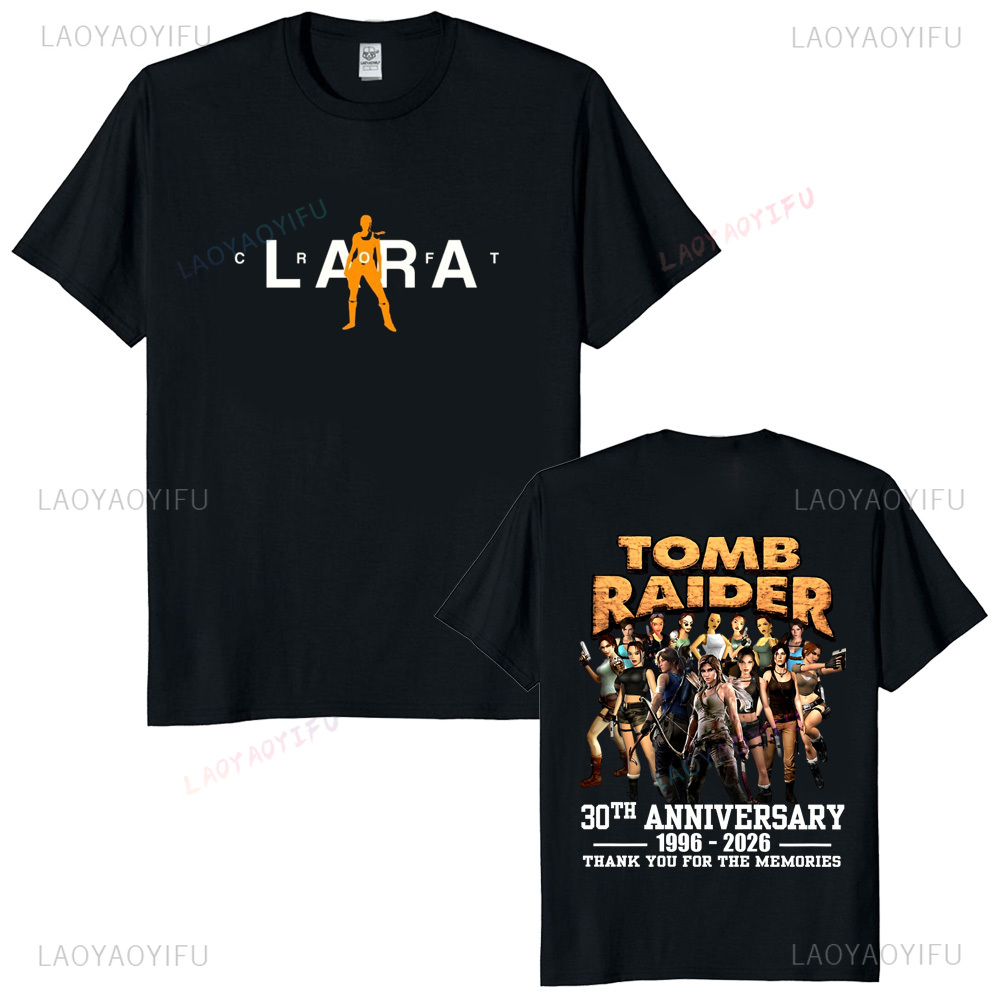 Tomb Raider 30th Anniversary U - Retro Gaming T Shirts recension och pris