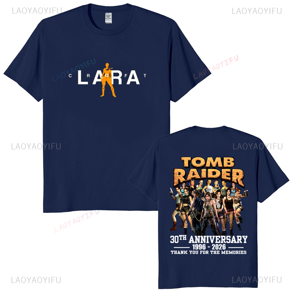 Tomb Raider 30th Anniversary U - Retro Gaming T Shirts recension och pris