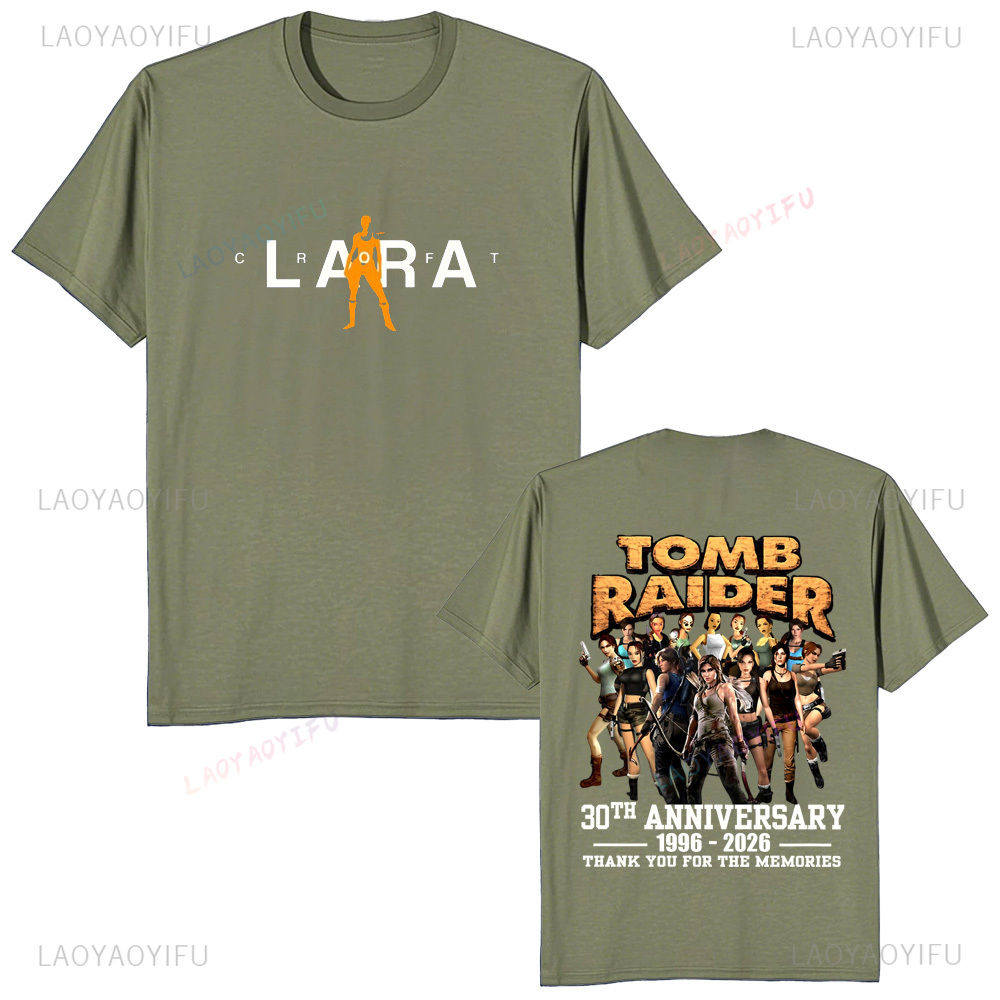 Tomb Raider 30th Anniversary U - Retro Gaming T Shirts recension och pris
