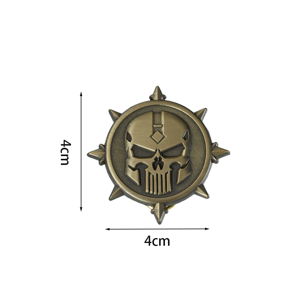 Warhammer 40,000 Logo Badge Sc - Retro Gaming Logo recension och pris