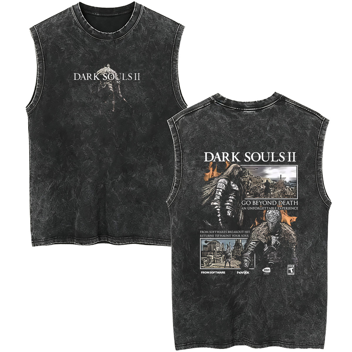 Washed Vintage Game Dark Souls - Retro Gaming T Shirts recension och pris