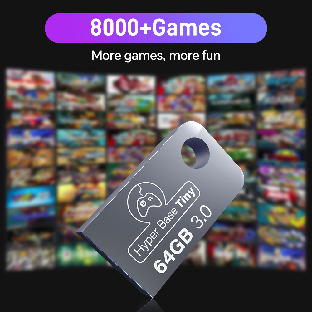 Portable Tiny 64G Gaming USB F - Retro Gaming Hard Drive recension och pris