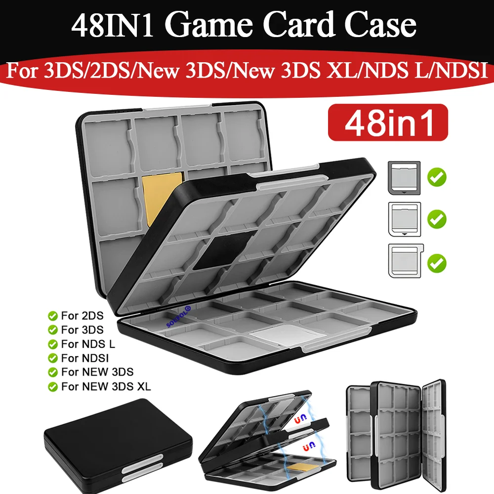 2026 New For 3DS 48IN1 Portabl - Game Boy Cartridge Holder recension och pris