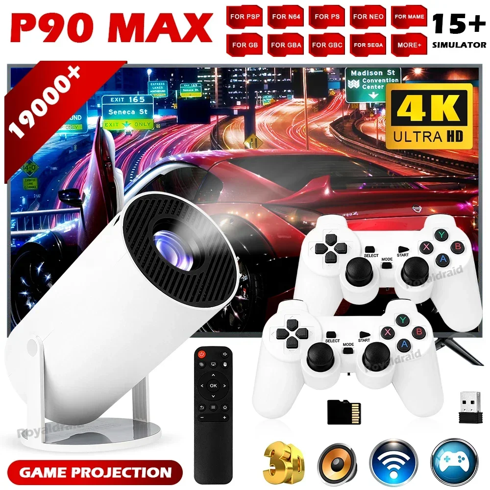 P90 Max Portable Smart Gaming  - Retro Gaming With Projector recension och pris