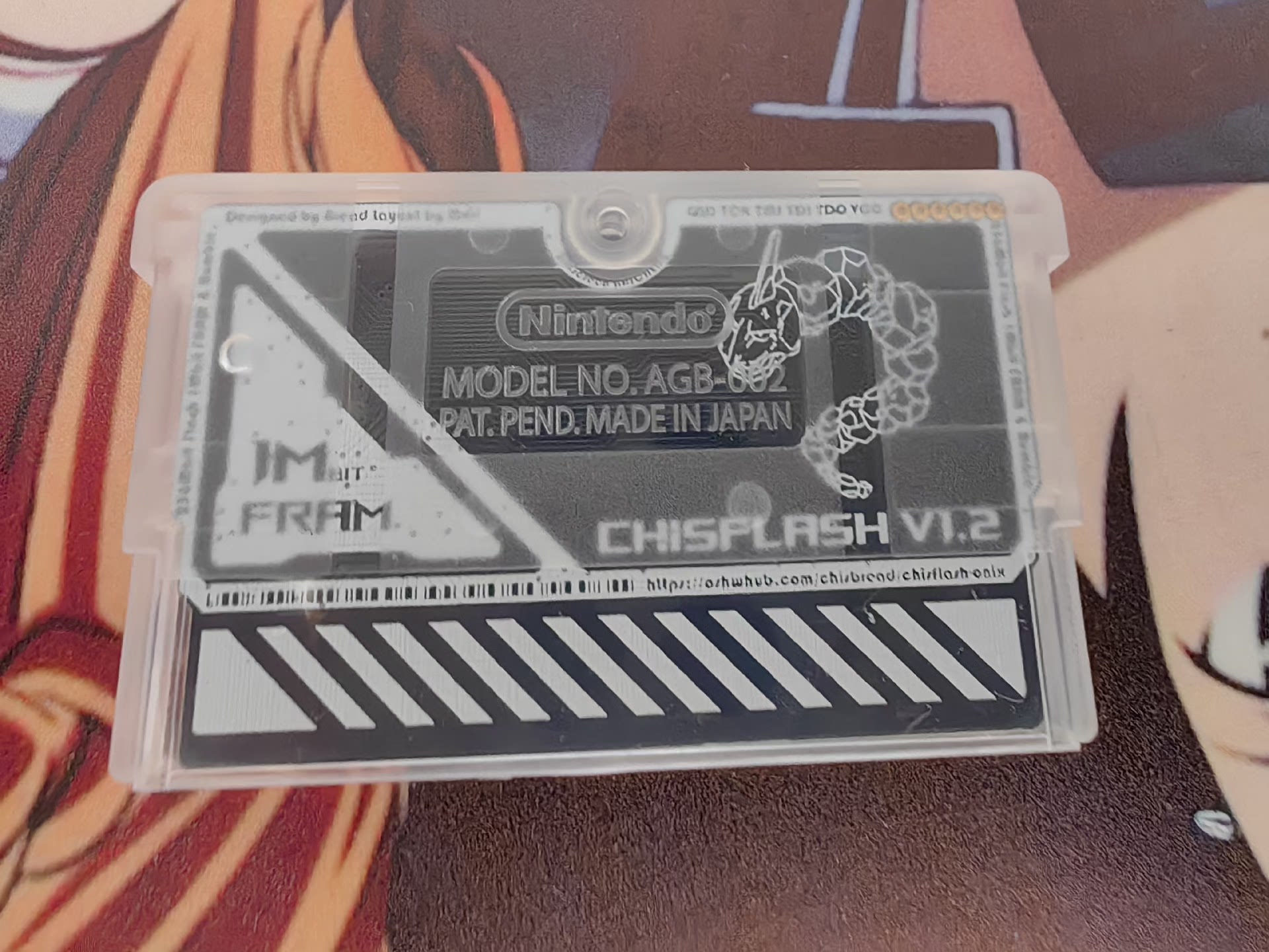ChisFlash V1.2 FRAM Rumble Car - Game Boy Cartridge Holder recension och pris