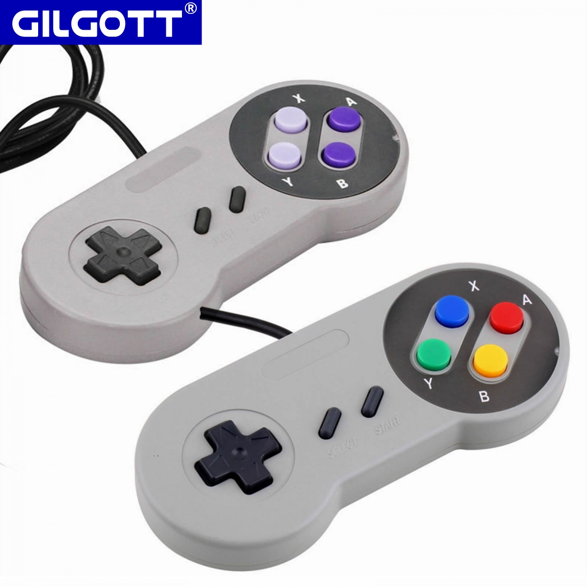2PCS/Set 1.4M Wired USB Game C - Retro Gaming For Windows recension och pris