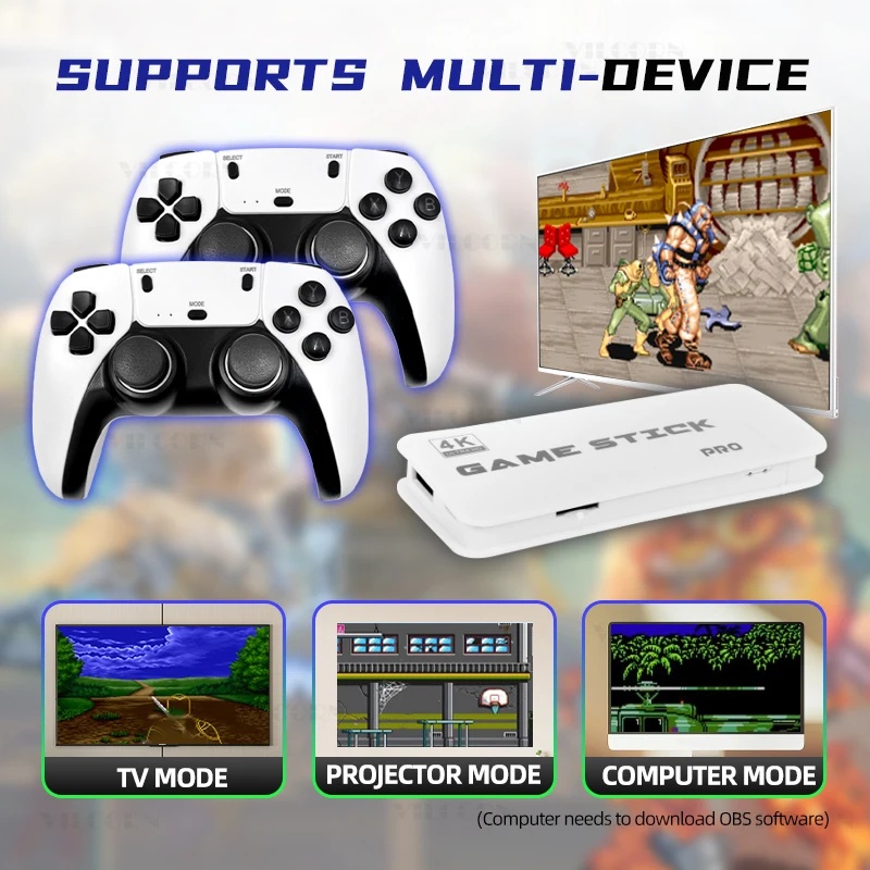 VILCORN 4K HD Game Stick Retro - Retro Gaming With Projector recension och pris