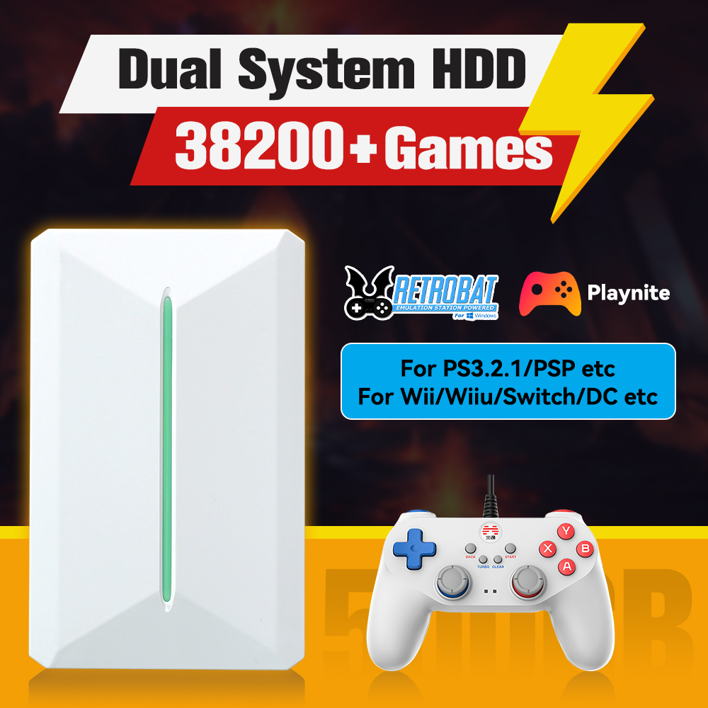 Retrobat＆Playnite System HDD R - Retro Gaming Emulator recension och pris