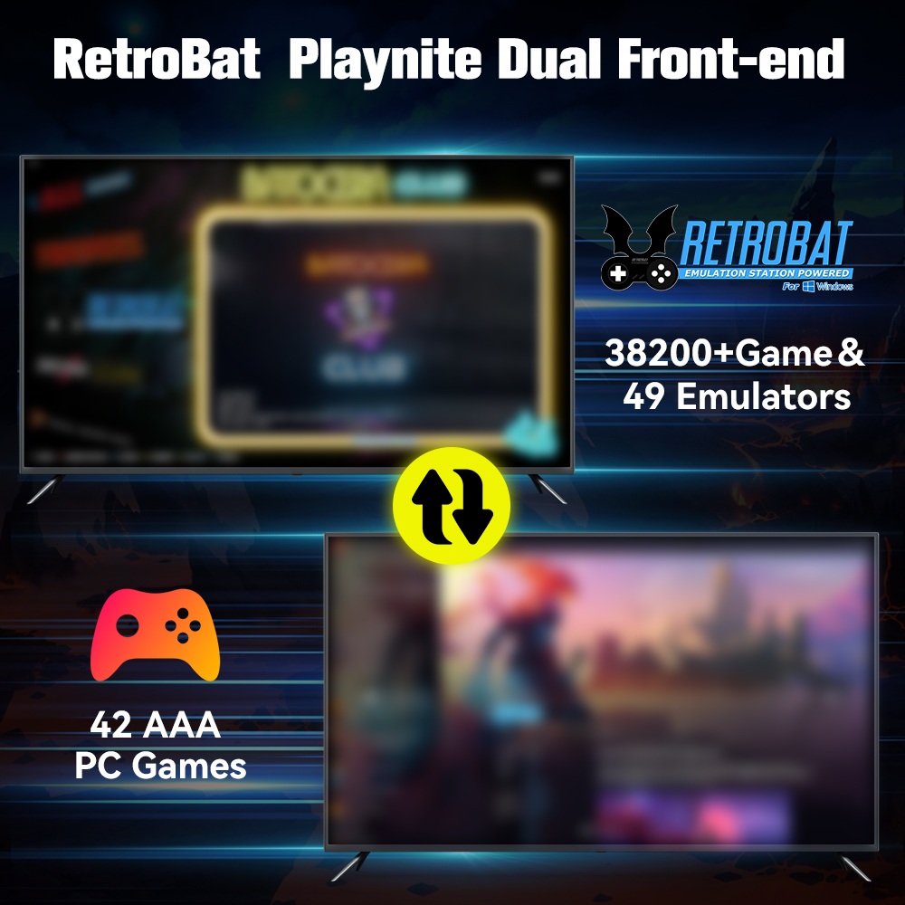 Retrobat＆Playnite System HDD R - Retro Gaming Emulator recension och pris