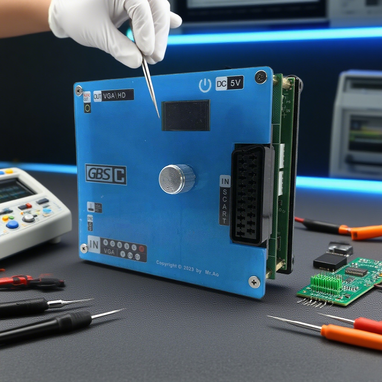 GBS Control Video Game Signal  - Scart To Hdmi recension och pris