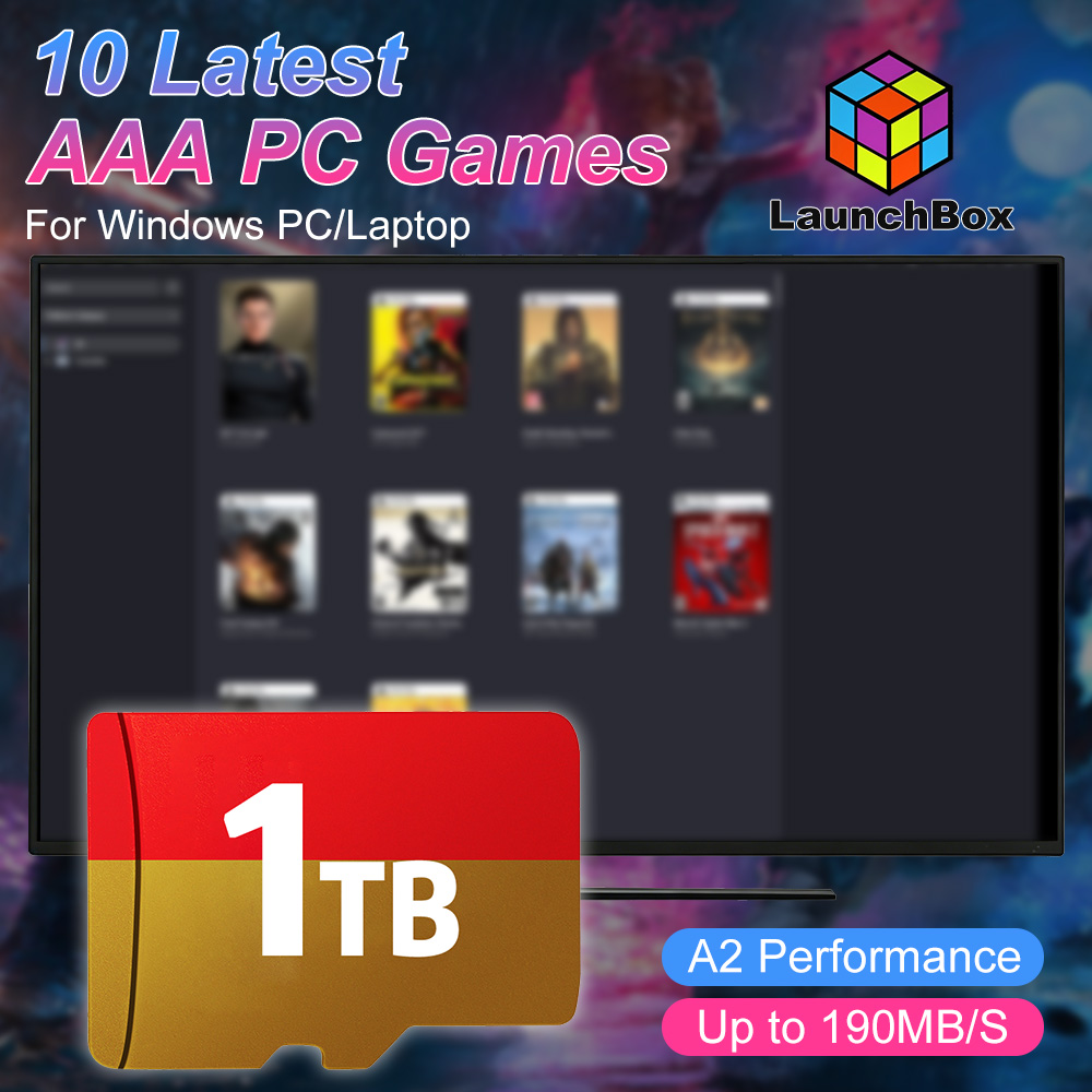 JMachen 1TB Game TF Card Built - Retro Gaming For Windows recension och pris