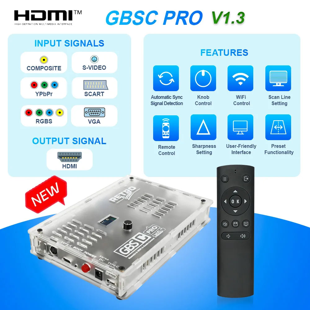 RetroScaler GBS Control Pro GB - Retro Gaming Hard Drive recension och pris