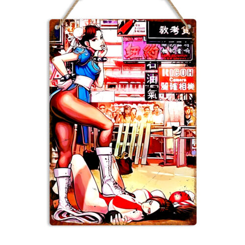 Chun Li Retro Gaming Metal Wal - Gaming Retro Arcade recension och pris