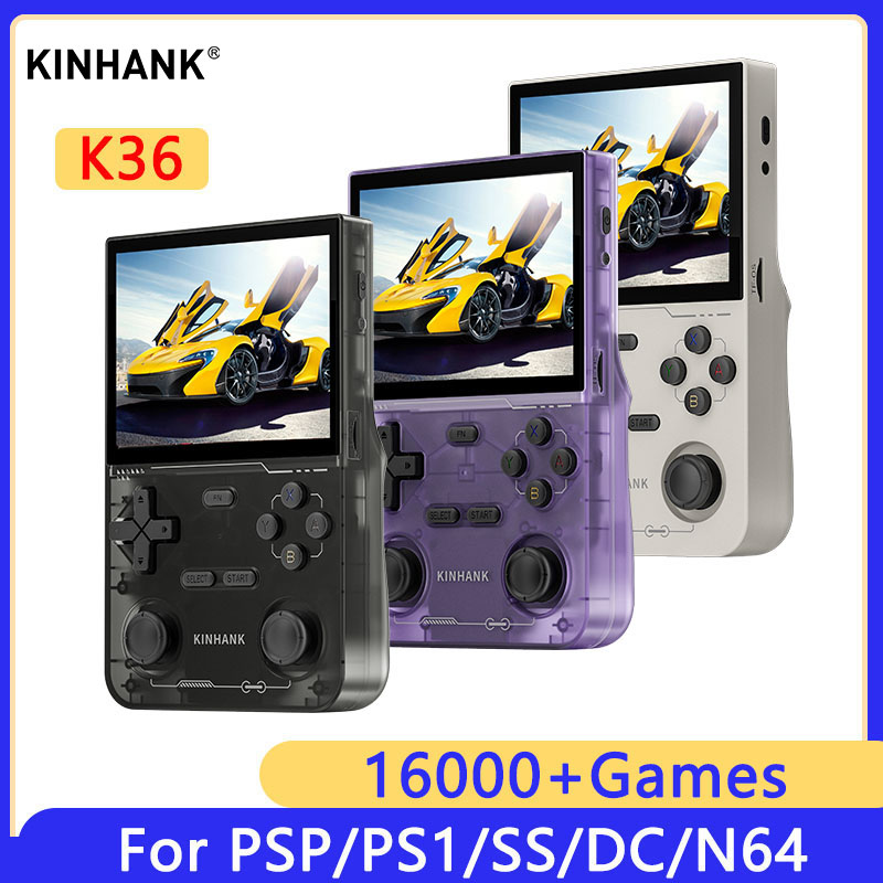 KINHANK K36 Retro Handheld Vid - Retro Gaming Emulator recension och pris