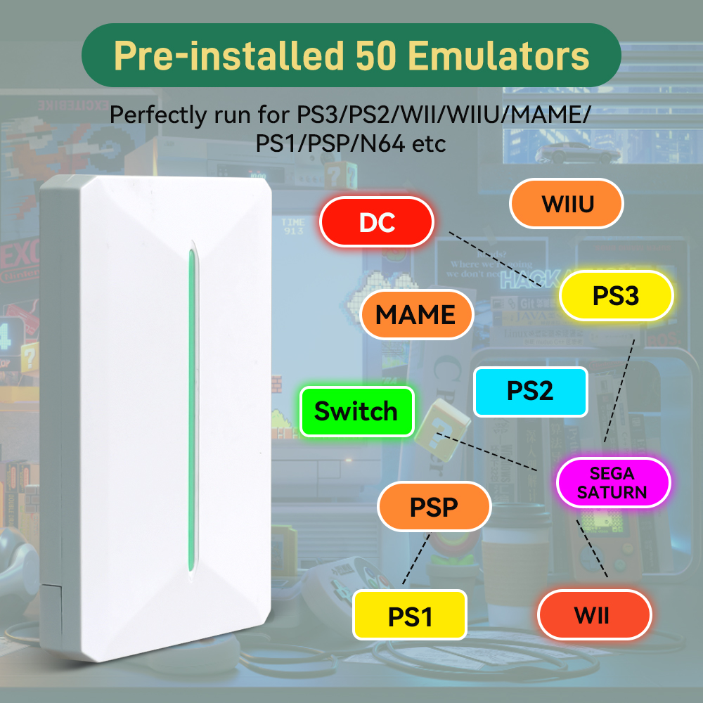 500GB External Game Hard Drive - Retro Gaming Hard Drive recension och pris