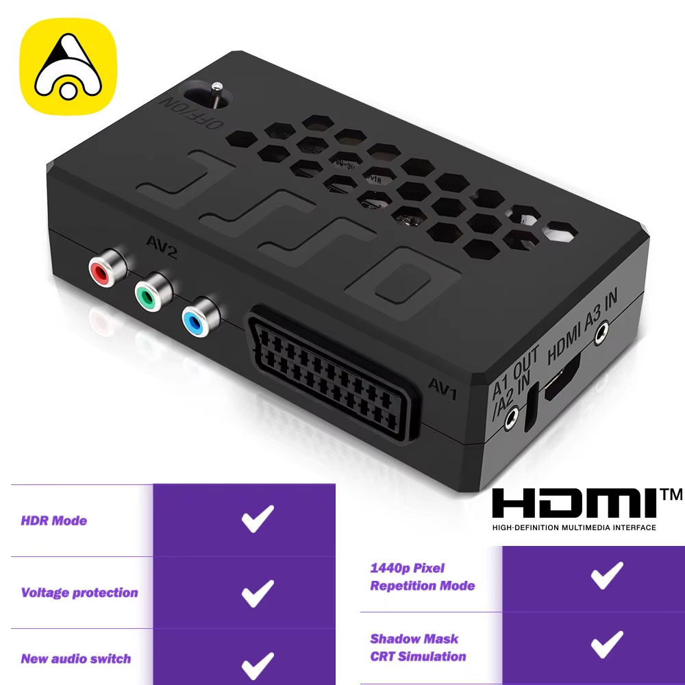 OSSC Upscaler HDMI™ Converter  - Retro Gaming Hard Drive recension och pris