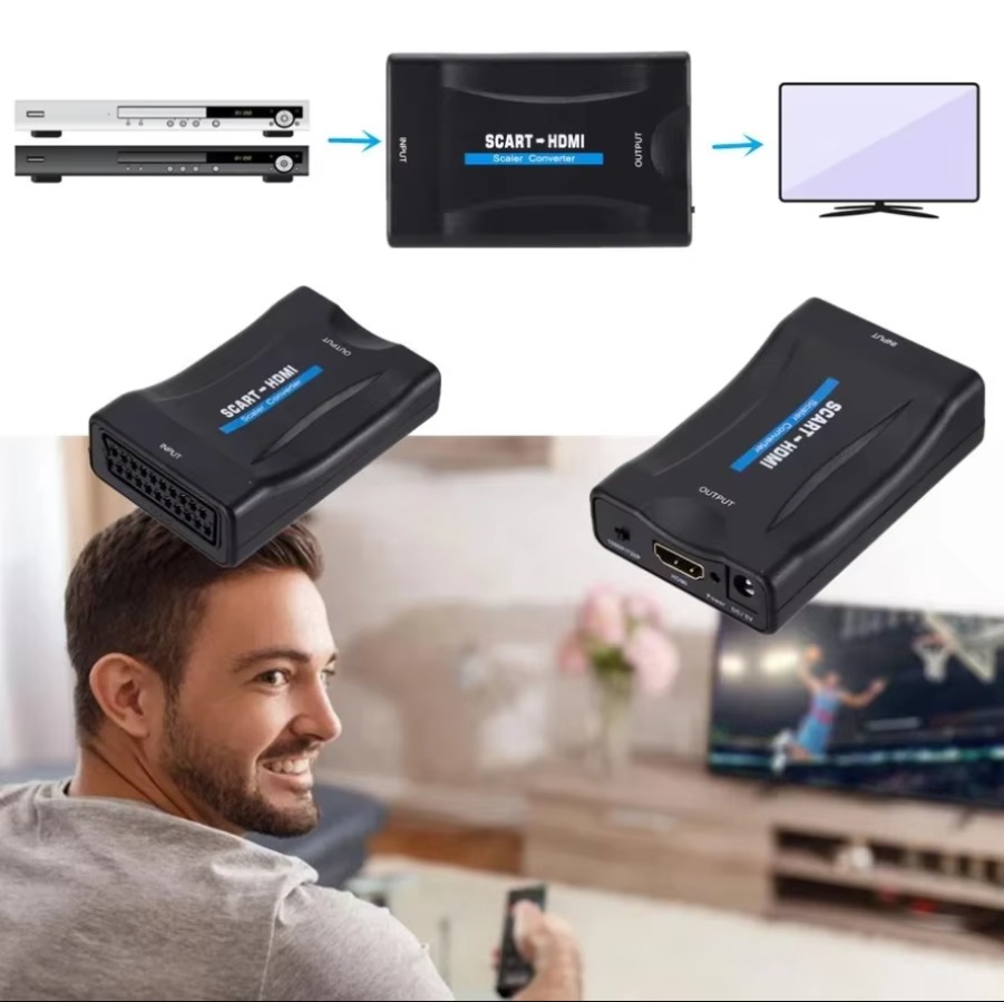 Full HD 1080P SCART to HDMI-co - Scart To Hdmi recension och pris