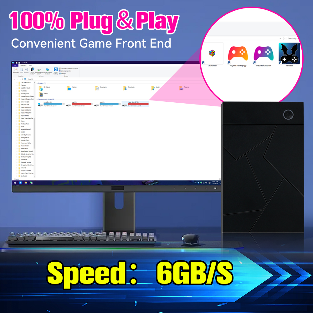 3TB Gaming HDD Retro Emulation - Retro Gaming Hard Drive recension och pris