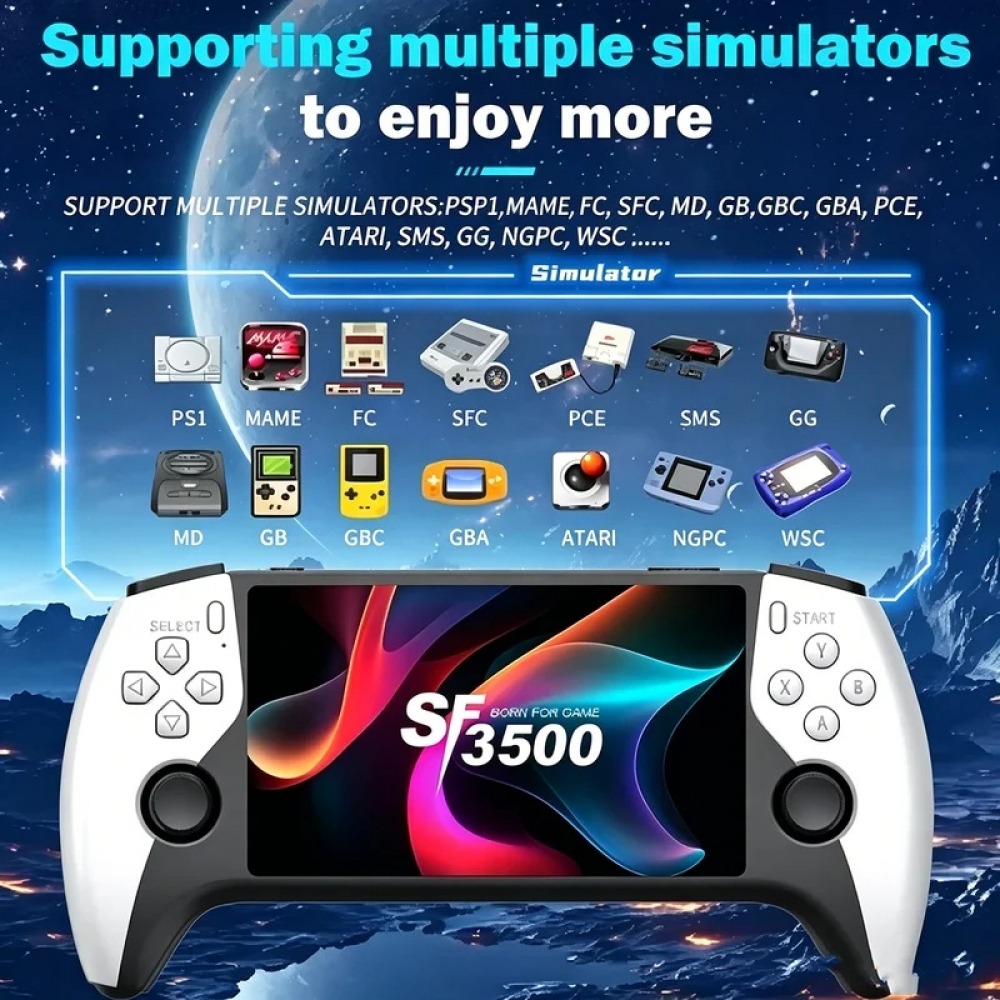 SF3500 5 inch Handheld Game Co - Retro Gaming Emulator recension och pris