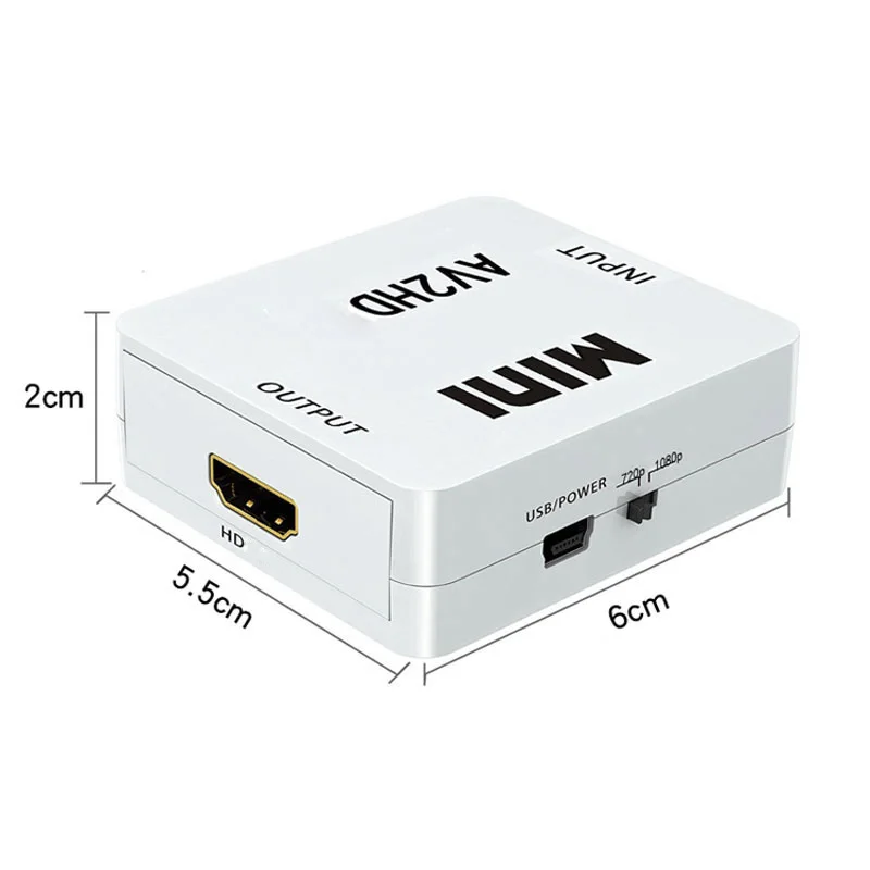 1080P Mini AV To HDMI Converte - Retro Gaming With Projector recension och pris